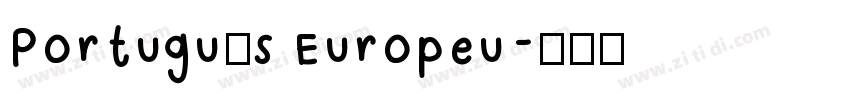 Português Europeu字体转换